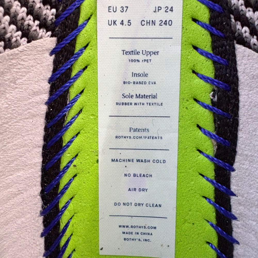 Rothys The Point Grey Python Snake Print Pointed … - image 11